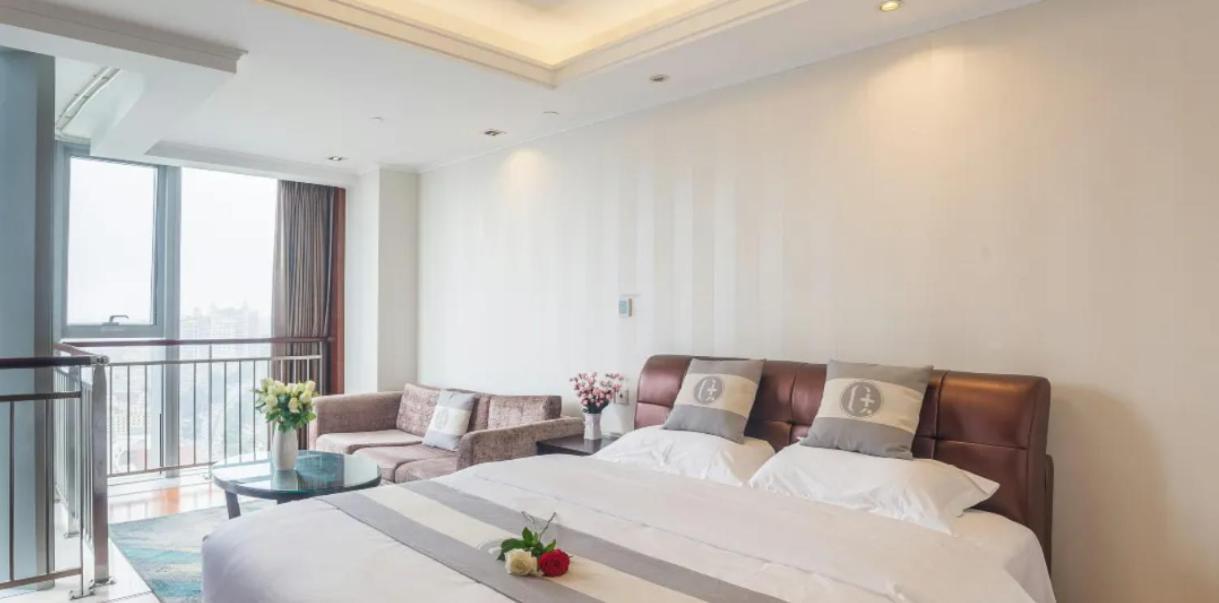 Qingdao Jinshan We+ Holiday Apartment Eksteriør bilde